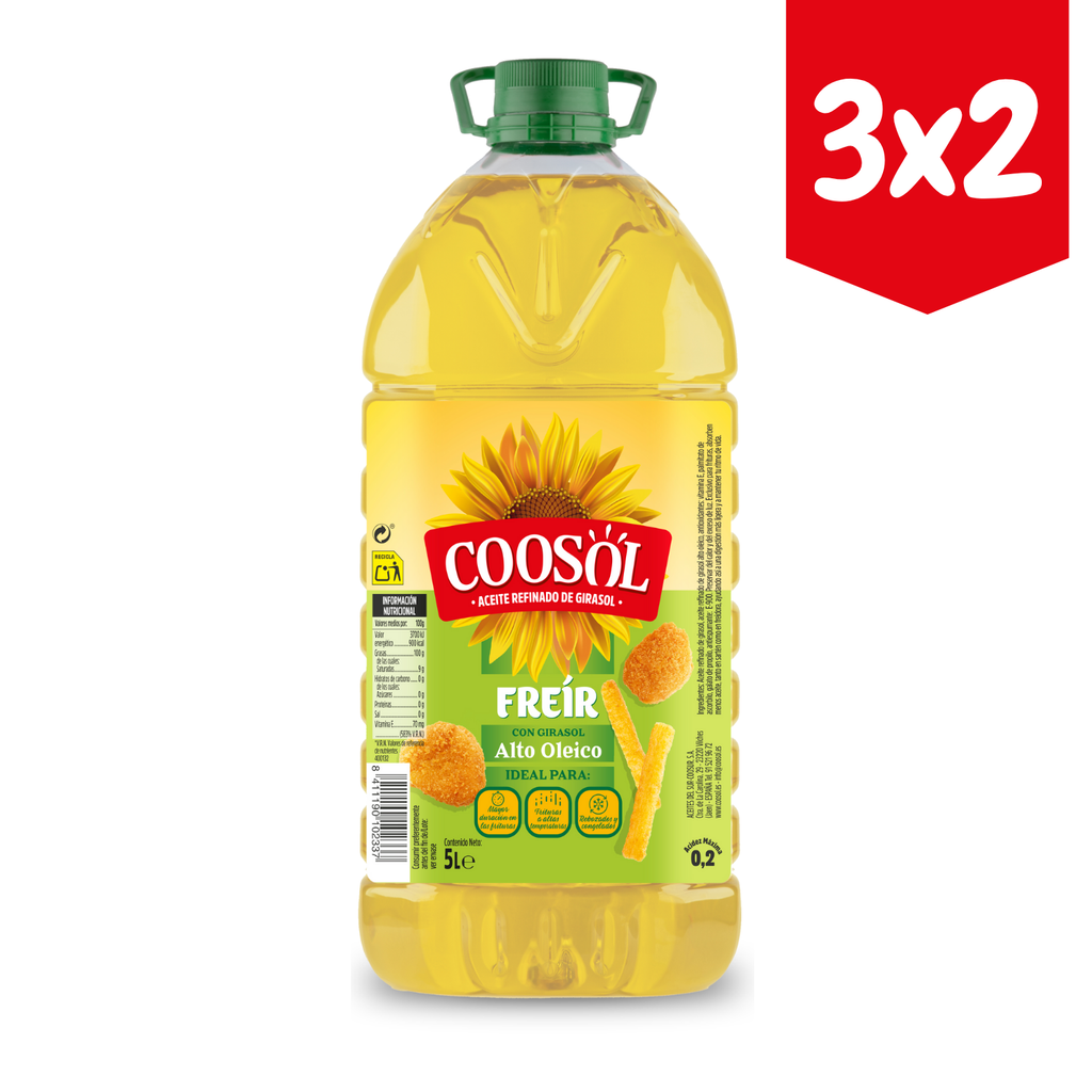 Aceite de Girasol Coosol Especial Freír